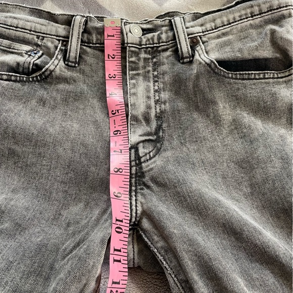 Levi’s 511 Men’s Black Wash Distressed Size 33 X 32 Normcore Casual Stretch - Picture 10 of 16